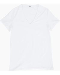 Hom - Supreme Cotton V-Neck T-Shirt - Lyst
