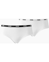 PUMA - 2-Pack Classic Logo Low-Rise Hipster Briefs - Lyst