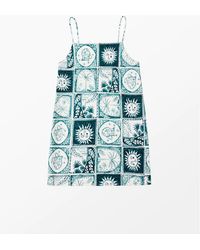Ro&zo - Petite Zodiac Print Long Line Cami - Lyst