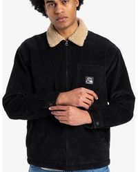 Quiksilver - Dna Sherpa Fleece Lined Shacket - Lyst
