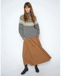 Mos Mosh - Daya Fjord High Neck Jumper - Lyst