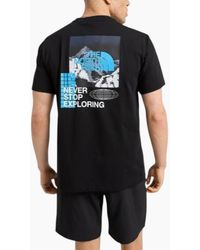 The North Face - T Shirts Energy Mountain Graphic Casual Summer Pullover Tee - Lyst