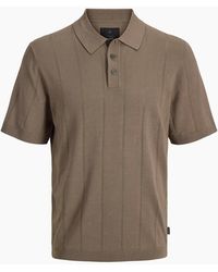 Jack & Jones - Jprbla William Structure Knit Polo Morel - Lyst