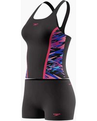 Speedo - Ladies Hyperboom Splice Tankini Set - Lyst