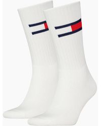 Tommy Hilfiger - 2-Pack Tommy Jeans Flag Logo Sports Socks - Lyst
