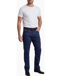 Farah - Classic Trousers Flat Straight Pant - Lyst