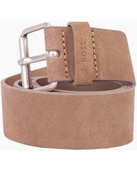 BOSS - Boss Serge Sd Suede Belt - Lyst