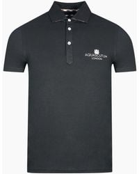 Aquascutum - London Bold Logo Polo Shirt - Lyst