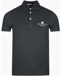 Aquascutum - London Bold Logo Polo Shirt - Lyst
