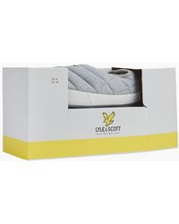 Lyle & Scott - Padded Textured Moccasin Slippers - Lyst