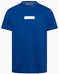 Aquascutum - Text Graphic Crew Neck Short Sleeve T-Shirt - Lyst