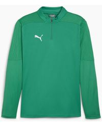 PUMA - Teamfinal Training 1 4 Zip Fleece - Lyst