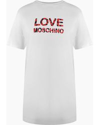 Love Moschino - Bubble Logo T-Shirt - Lyst