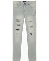 Magrit - Ripped Slim Jeans - Lyst