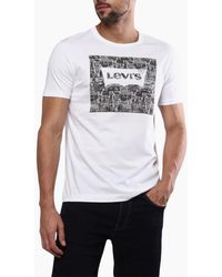 Levi's - Levi's 52655 T Shirt Crew Neck Casual Tee Summer Cotton Tops Levi Top - Lyst