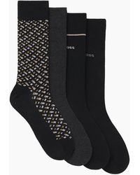 BOSS - Boss 4P Rs Gift Monogram Socks A1-25 - Lyst