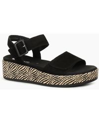 Remonte - Tapestry Wedge Sandals - Lyst