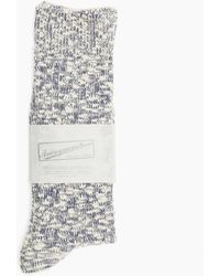 Anonymous Ism - Lightweight Slub Crew Cotton Bonnet Socks - Lyst