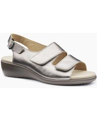 Hotter - Easy Ii Wide Fit Wedge Sandals - Lyst