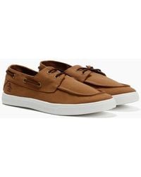Original Penguin - Penguin Sailor Canvas Tan Lace-Up Shoes - Lyst