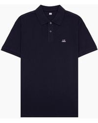 C.P. Company - Stretch Piquet Short Sleeve Polo 888 - Lyst