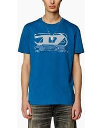 DIESEL - T Shirts Diegor K74 Graphic Logo Tee - Lyst