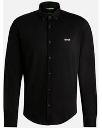 BOSS - Boss B Motion Regular Fit Stretch Shirt - Lyst