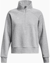 Under Armour - Ua Rival Funnel Neck Long Sleeve Raglan Sweatshirt - Lyst