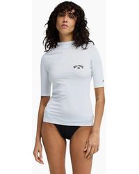 Billabong - Tropical Surf Short Sleeve Rash Vest - Lyst