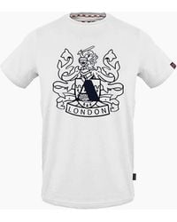 Aquascutum - Graphic Crew Neck Short Sleeve T-Shirt - Lyst