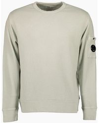 C.P. Company - Malfile Fleece Lens Sweatshirt - Lyst