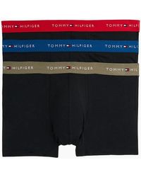 Tommy Hilfiger - 3-Pack Signature Cotton Boxer Trunks, W - Lyst