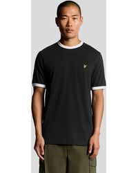 Lyle & Scott - Ringer Cotton Crew Neck T-Shirt - Lyst