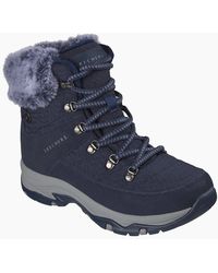 Skechers - Trego Stormie Frost Leather Winter Ankle Boots - Lyst