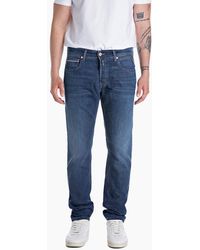 Replay - 573 Eco Plus Grover Straight Fit Jean 007 Dark - Lyst
