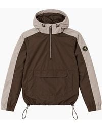 Lyle & Scott - Lyle & Scott Archive Anorak Jacket Soil/Camel Taupe - Lyst
