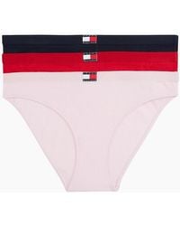 Tommy Hilfiger - 3-Pack Heritage Badge Bikini Briefs - Lyst
