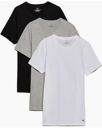 Calvin Klein - 3-Pack Cotton Classics Crew-Neck T-Shirts - Lyst