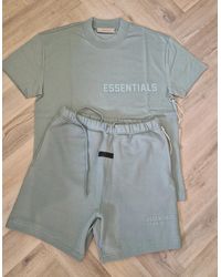 Fear Of God - Fog Essentials Shorts Set Aqua - Lyst