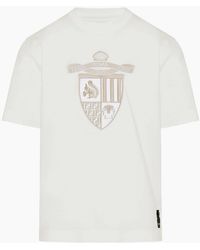 Fendi - Roma Crest Maxi Patch T-Shirt - Lyst