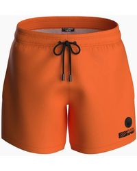Philipp Plein - Plein Sport Basic Logo Medium Boardshort Swim Shorts - Lyst
