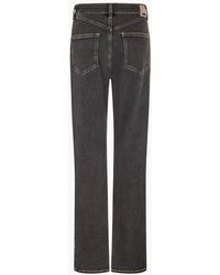 BOSS - High Rise Slim Fit Five Pocket Jeans - Lyst