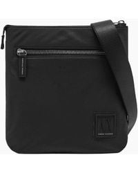 ARMANI EXCHANGE - Nylon Icon Logo Side Bag - Lyst
