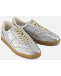 TOMS - Collins Leather Trainers - Lyst