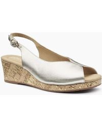 Hotter - Atlantic Wedge Sandals - Lyst