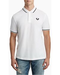 TRUE RELIGION - Casual Polo T Shirt Short Sleeve Cotton Tee Classic Golf - Lyst