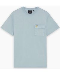 Lyle & Scott - Lyle & Scott Cargo Pocket Opal T-Shirt - Lyst