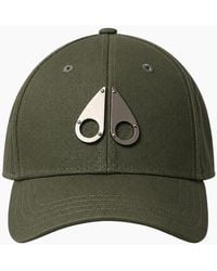 Moose Knuckles - Cotton Metal Icon Logo Khaki Cap - Lyst