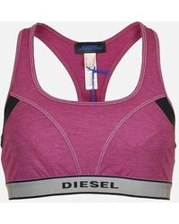 DIESEL - Miley S Stretch Jersey Bralette - Lyst