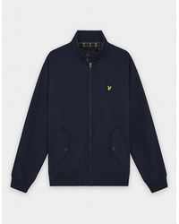 Lyle & Scott - Lyle & Scott Cotton Harrington Jacket Dark - Lyst